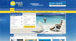 Desktop Screenshot of martireisen.at