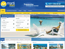 Tablet Screenshot of martireisen.at